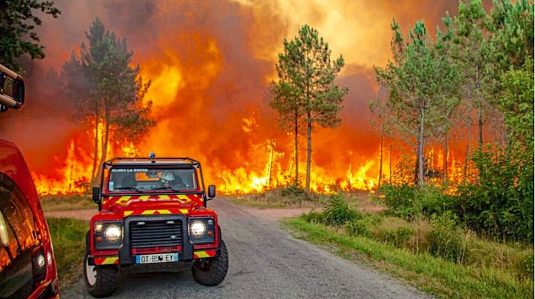 ALERTE – Risque élevé de feux de forêt dans les Landes